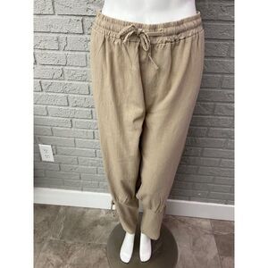Luc Matton Crinkled Cotton Pant Size 3XL